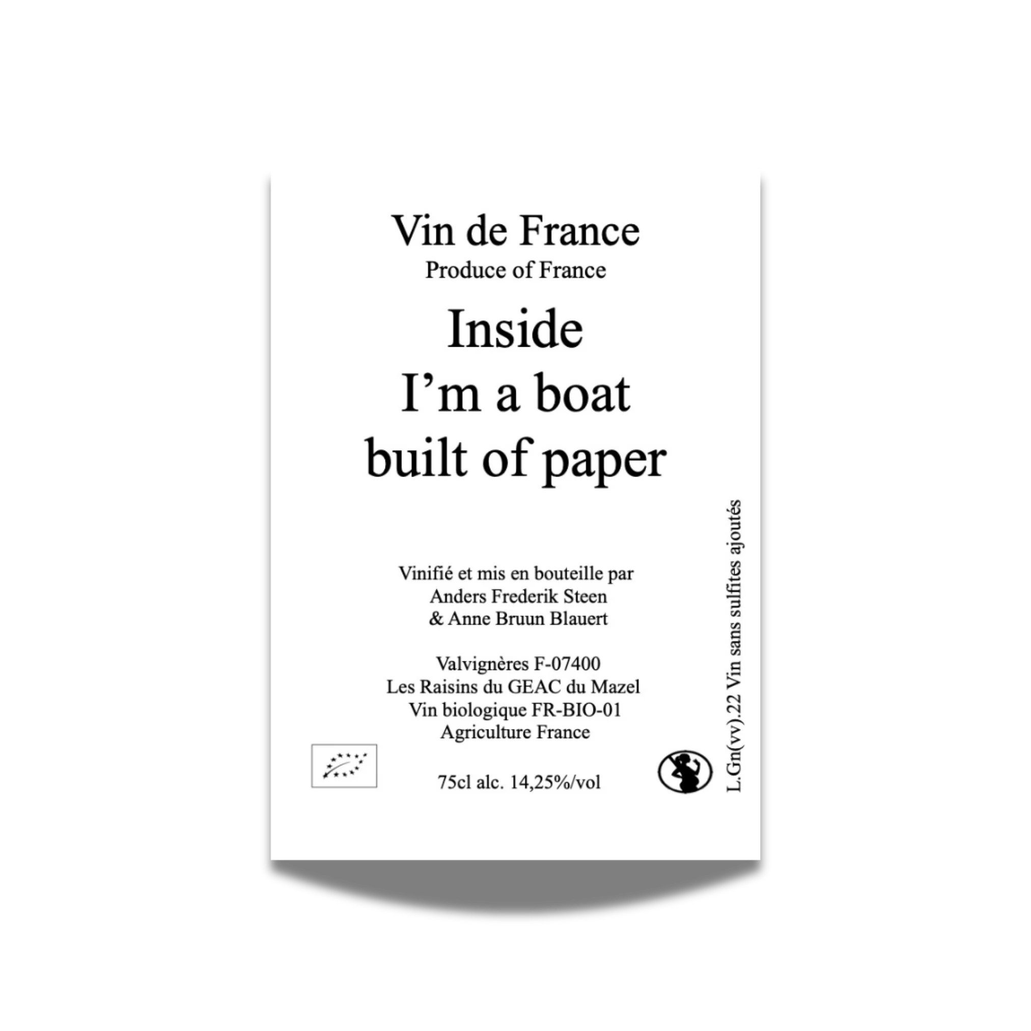 Inside I`m a Boat Built of Paper 2022