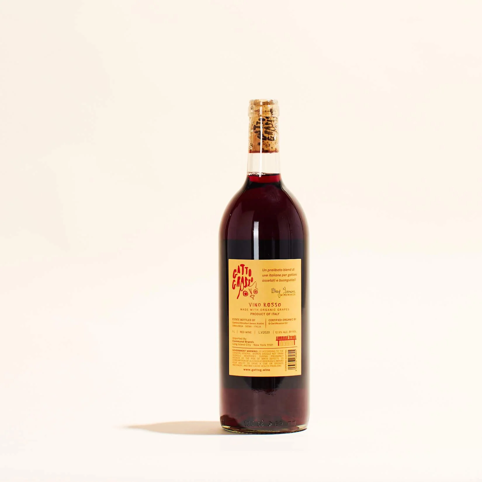 Gatto Grosso Vino Rosso 2020 - Image 2