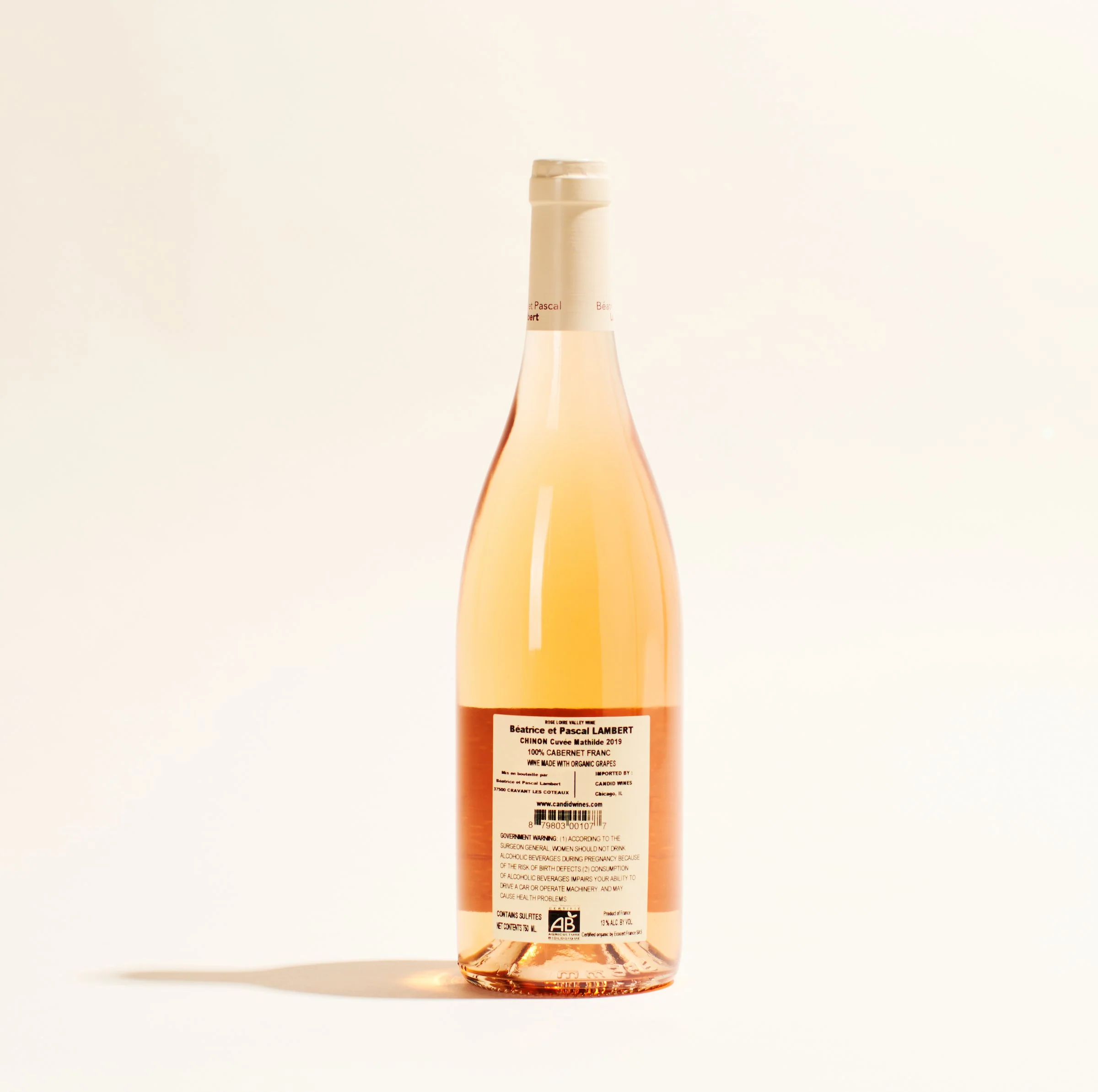 Chinon Rosé Cuvee Mathilde 2021 - Image 2