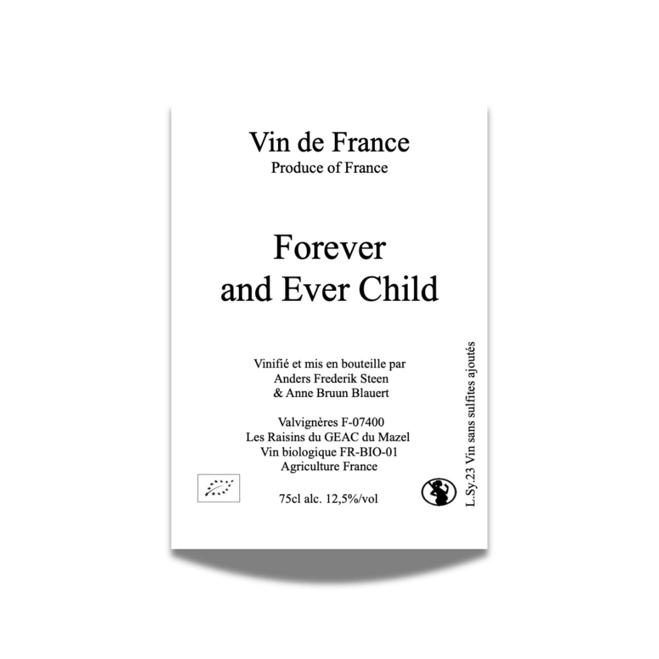 Forever and Ever Child VDF Sparkling Rose 2023