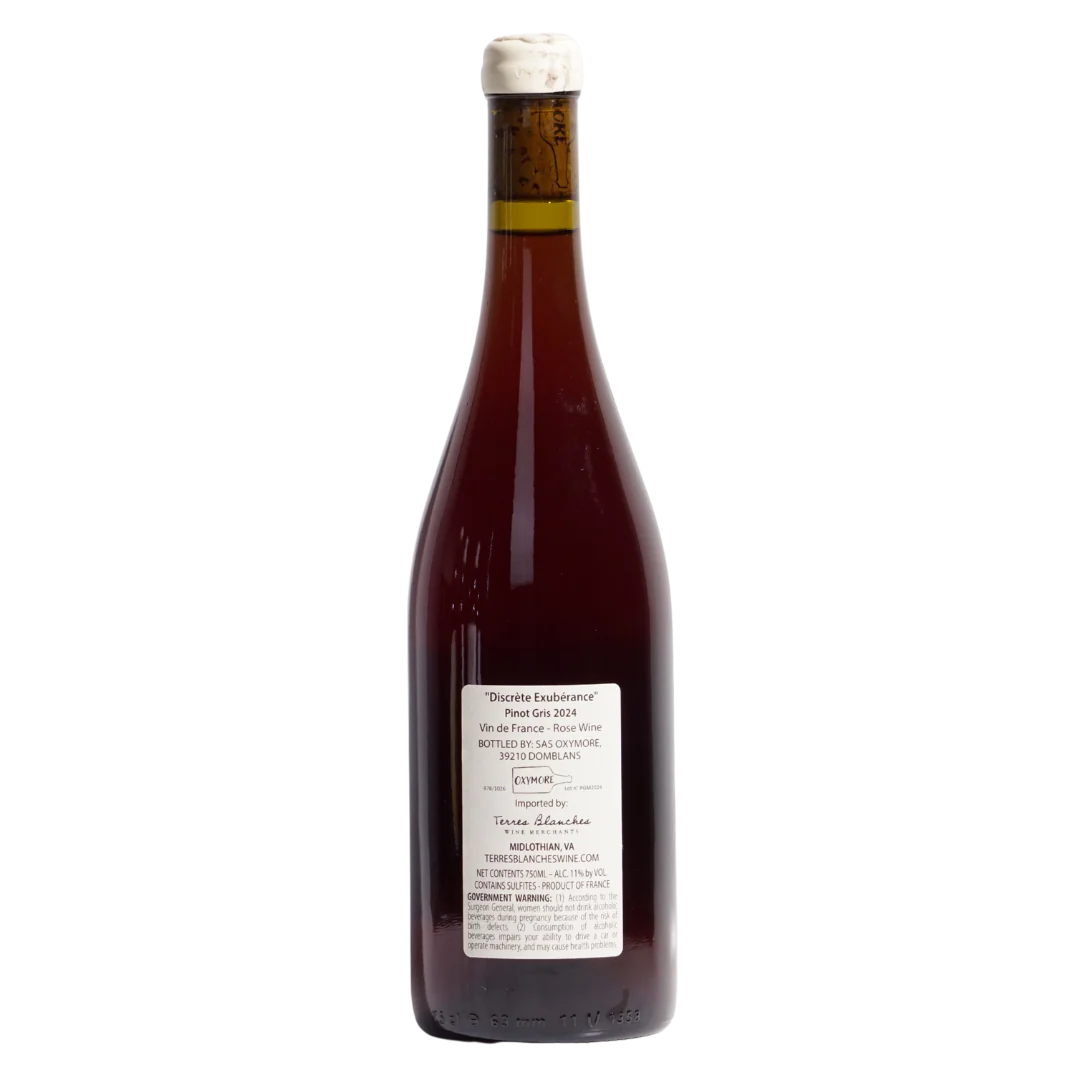 Discrète Exubérance Maceration of Pinot Gris VdF 2024 - Image 2